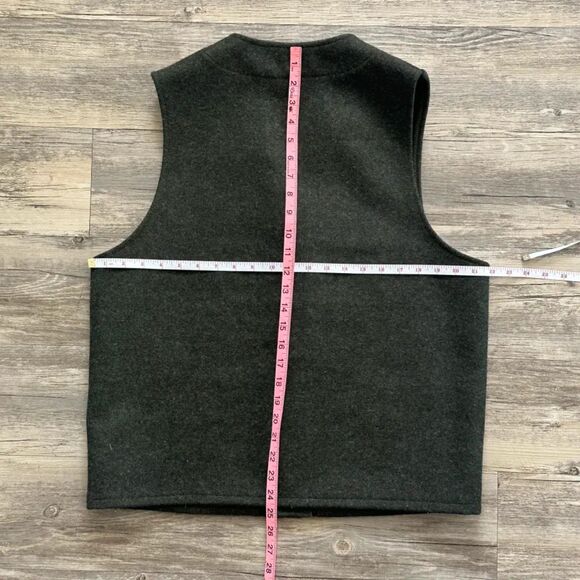 Vintage CC Filson Olive Green Style 20 Mackinaw Wool Vest Size 42 - Picture 4 of 4
